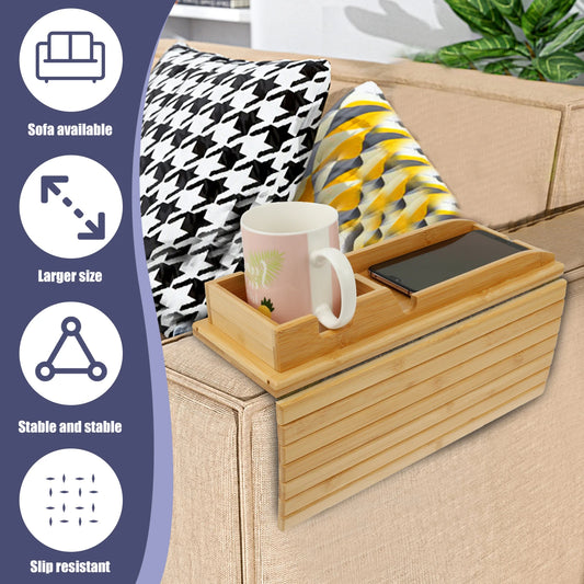 BAMBUSOO - Modern Minimalist Sofa Tray