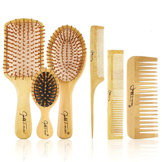 BAMBUSOO - Hairbrush Comb Set