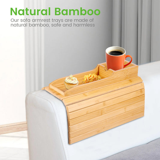 BAMBUSOO - Modern Minimalist Sofa Tray