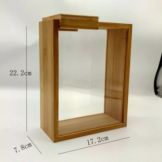 BAMBUSOO - Sliding Lid Grain Storage Box