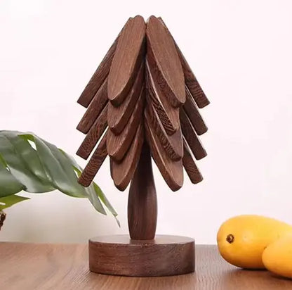 BAMBUSOO - Tree Design Stand Coaster