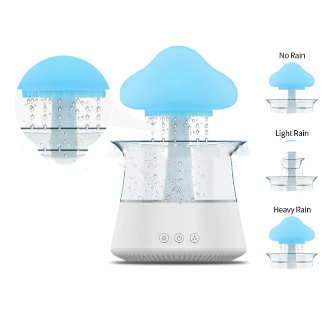 BAMBUSOO - Rain Humidifier Light Aromatherapy Machine