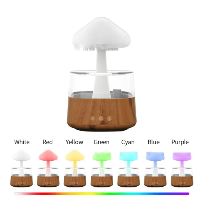 BAMBUSOO - Rain Humidifier Light Aromatherapy Machine